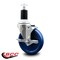 Service Caster 5'' Solid Poly Swivel 1-1/2'' Expanding Stem Caster with Brake SCC-EX20S514-SPUS-TLB-112 - alternate 4